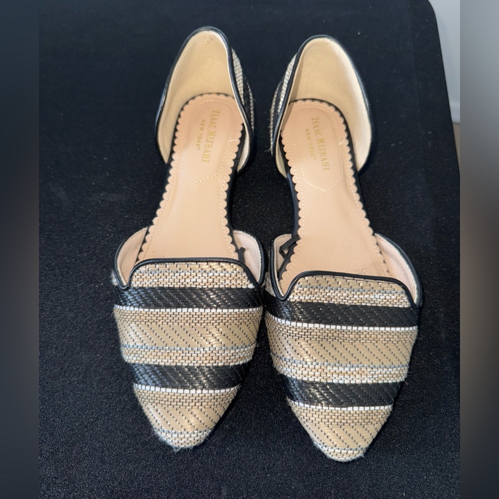 Isaac Mizrahi Black and Tan Loafers